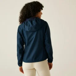 Damski softshell z kapturem Arec III | Niebieski
