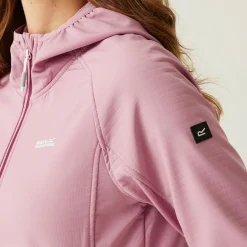 Damski softshell z kapturem Arec III | Różowy