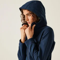 Damski softshell z kapturem Venturer | Granatowy