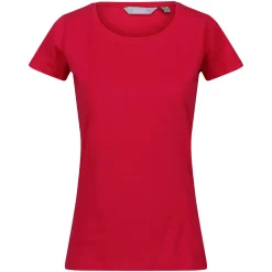 Damski t-shirt Carlie  | Fuksja
