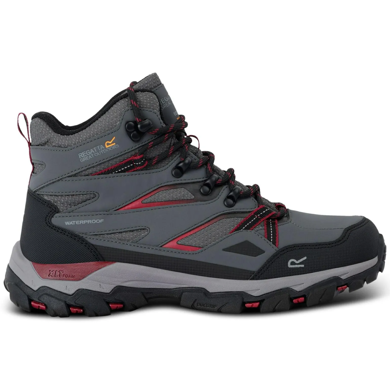 Damskie buty trekkingowe wysokie Holcombe III | Szary