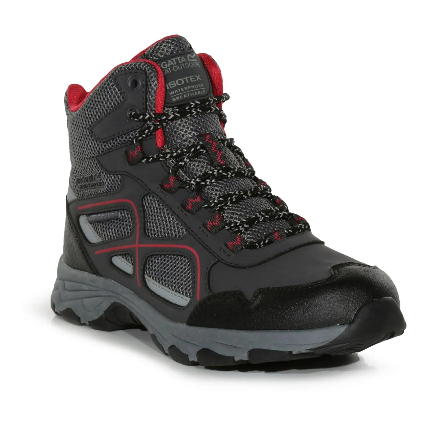 Damskie buty trekkingowe Vendeavour | Szaro-różowy