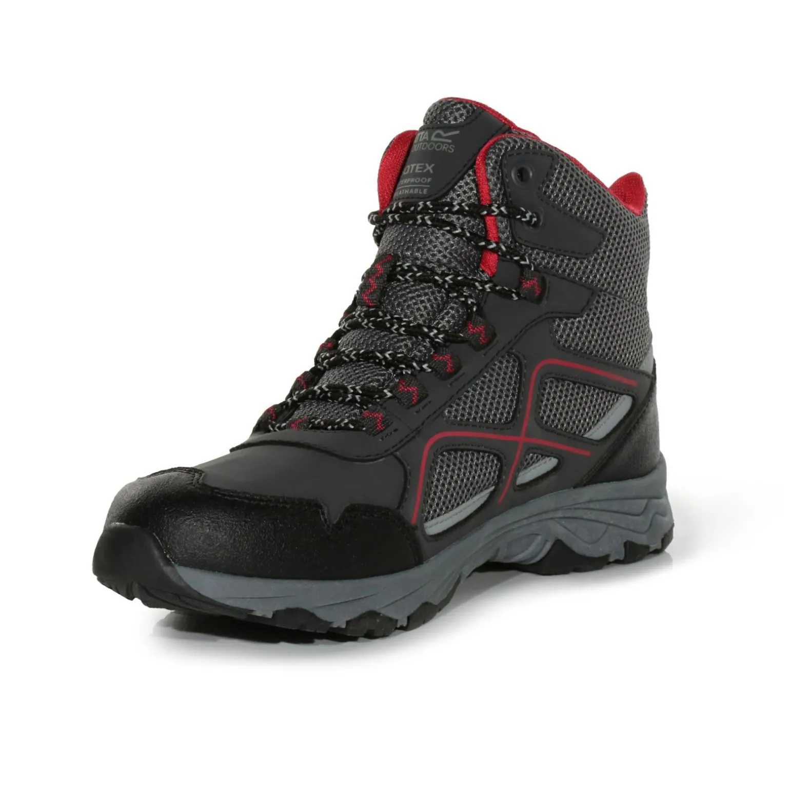 Damskie buty trekkingowe Vendeavour | Szaro-różowy