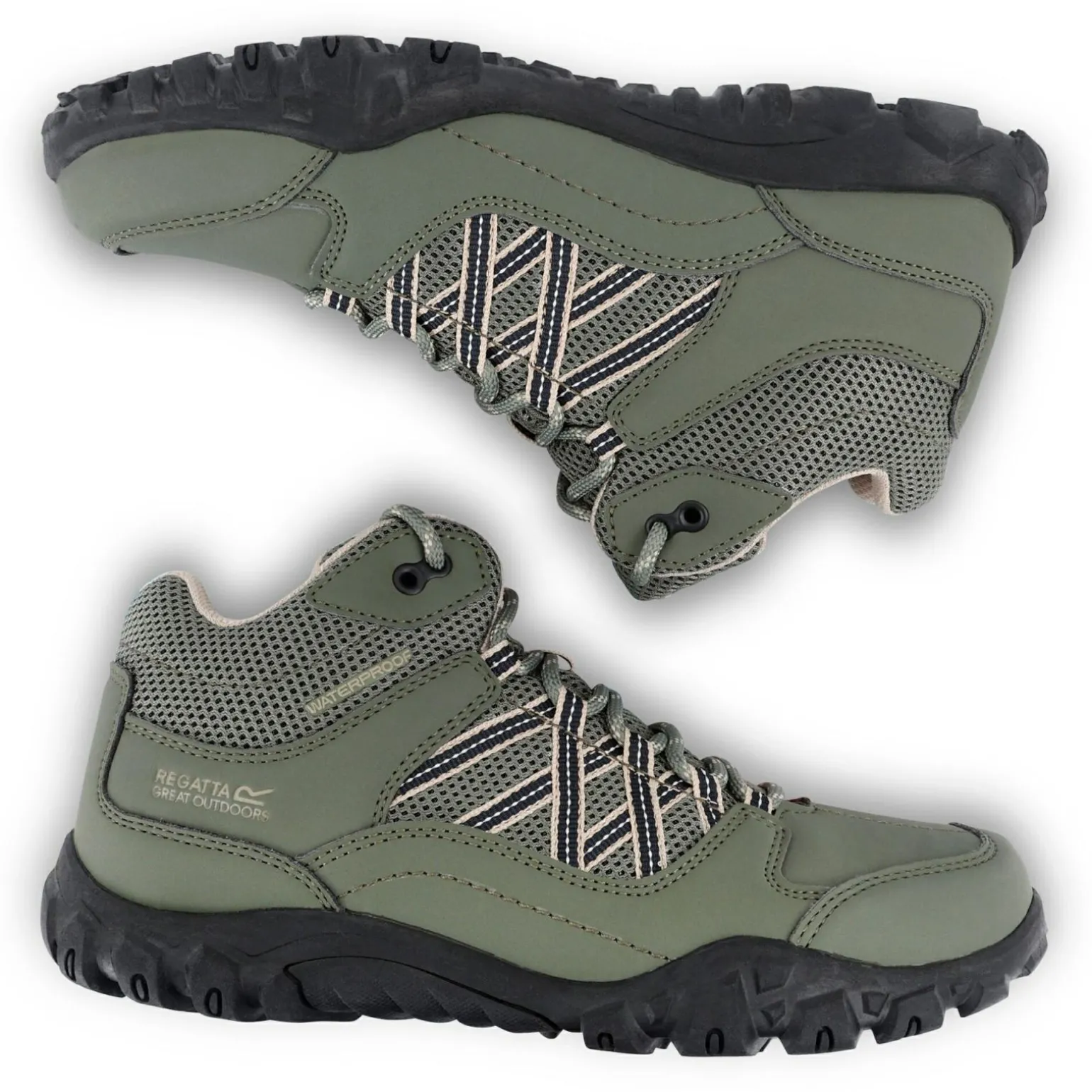 Damskie buty wodoodporne Edgepoint Mid | Zielony