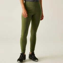 Damskie legginsy trekkingowe Monira | Zielony