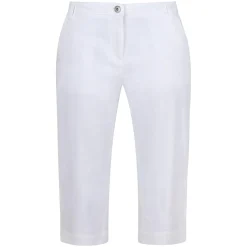 Damskie spodnie capri Bayletta | Biały
