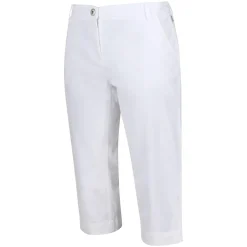 Damskie spodnie capri Bayletta | Biały