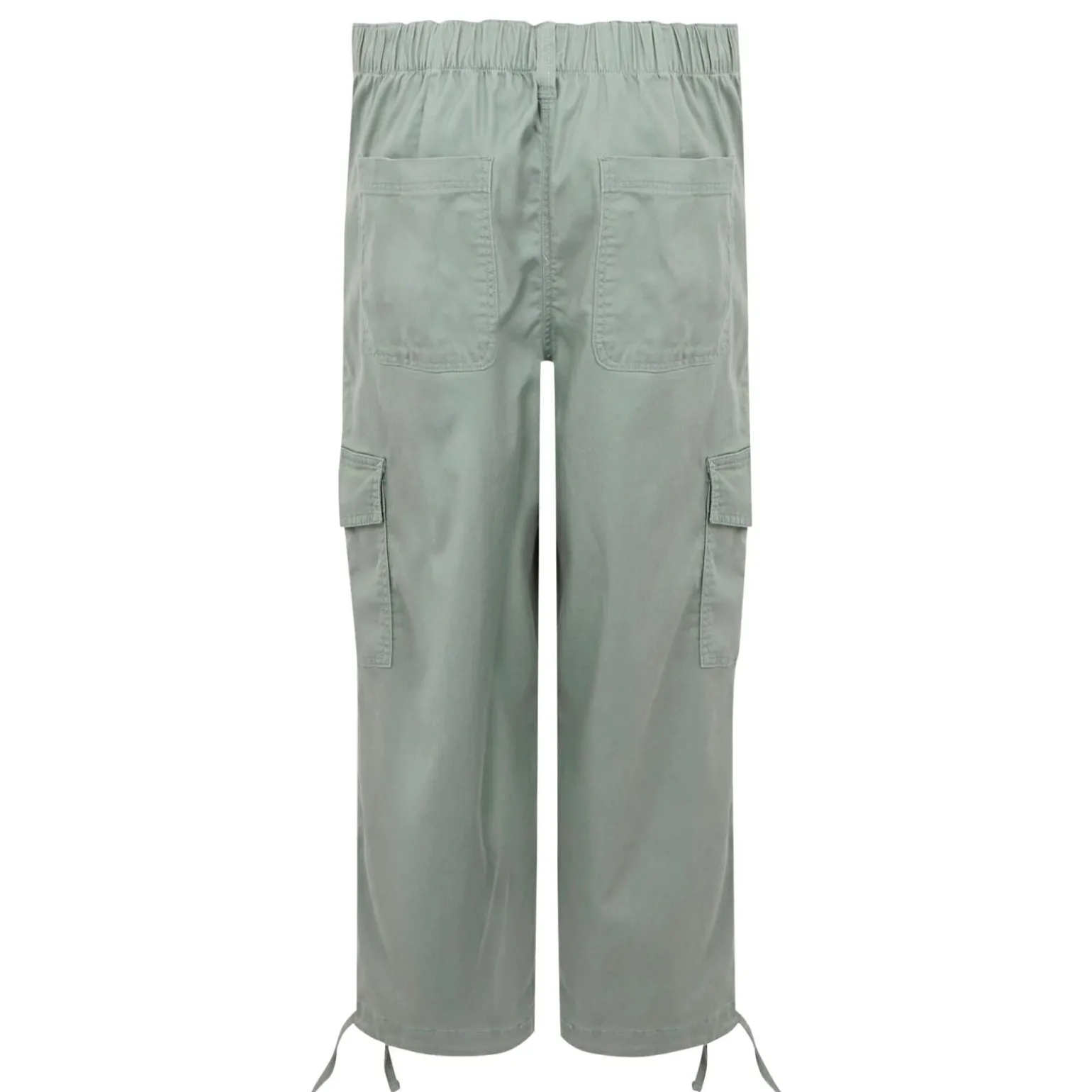 Damskie spodnie capri Shorebella | Lodowy błękit