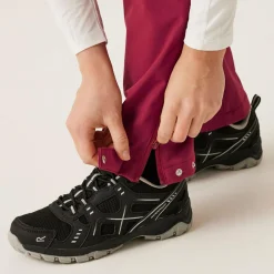 Damskie spodnie trekkingowe softshell Geo II | Czerwony