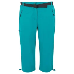 Damskie spodnie trekkingowe 3/4 Xert Capri Light | Zielony