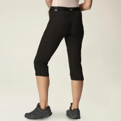 Damskie spodnie trekkingowe 3/4 Xert Capri Light | Czarny