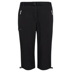 Damskie spodnie trekkingowe 3/4 Xert Capri Light | Czarny