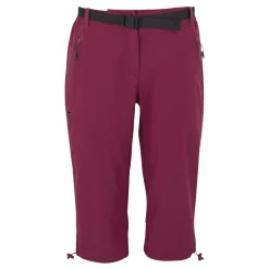 Damskie spodnie trekkingowe 3/4 Xert Capri Light | Różowy