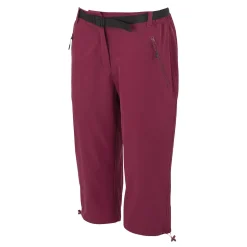 Damskie spodnie trekkingowe 3/4 Xert Capri Light | Różowy