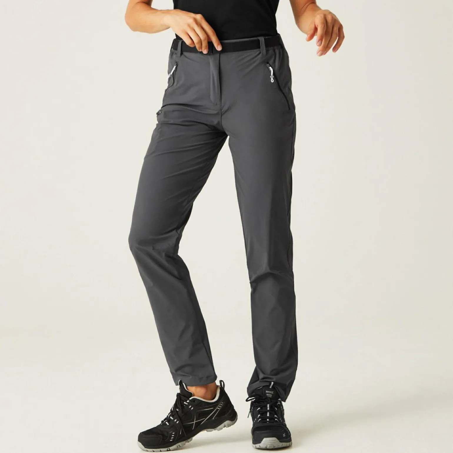 Damskie spodnie trekkingowe Xert Stretch III | Szary