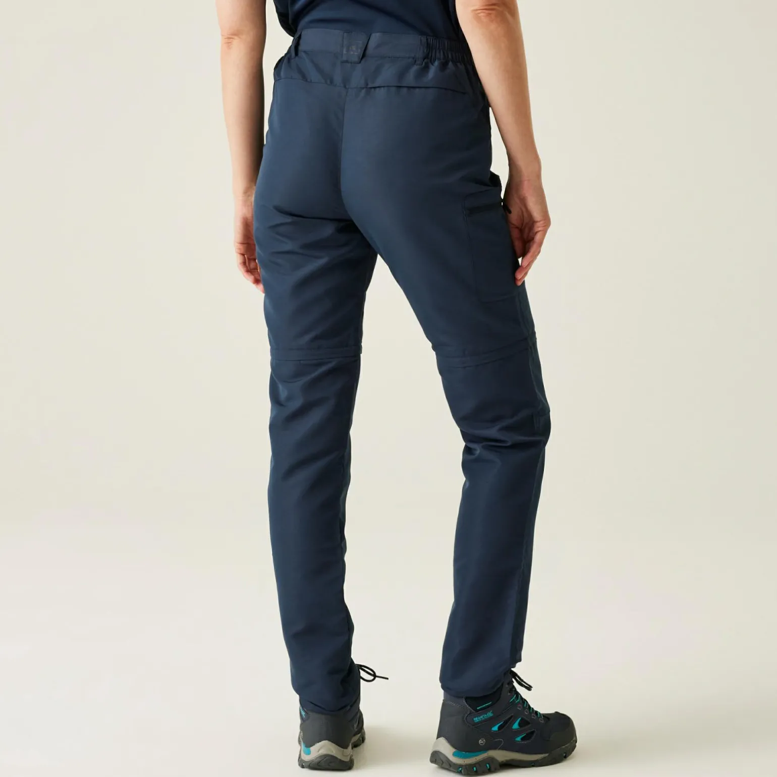 Damskie spodnie z odpinanymi nogawkami Chaska III Zip Off | Niebieski