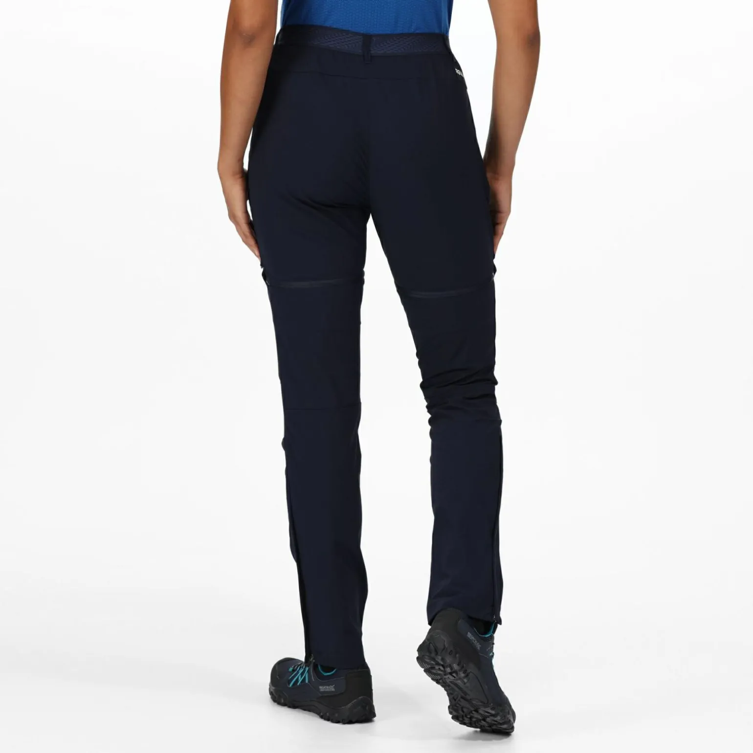 Damskie spodnie z odpinanymi nogawkami Mountain Zip off | Granatowy
