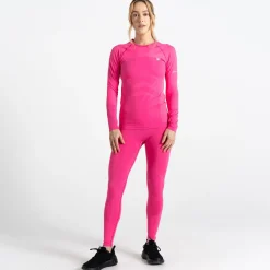 Dare 2b - Damska bielizna termoaktywna legginsy In The Zone | Różowy