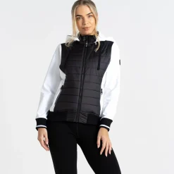 Dare 2b - Damska kurtka hybrydowa Chilly | Czarno-biały
