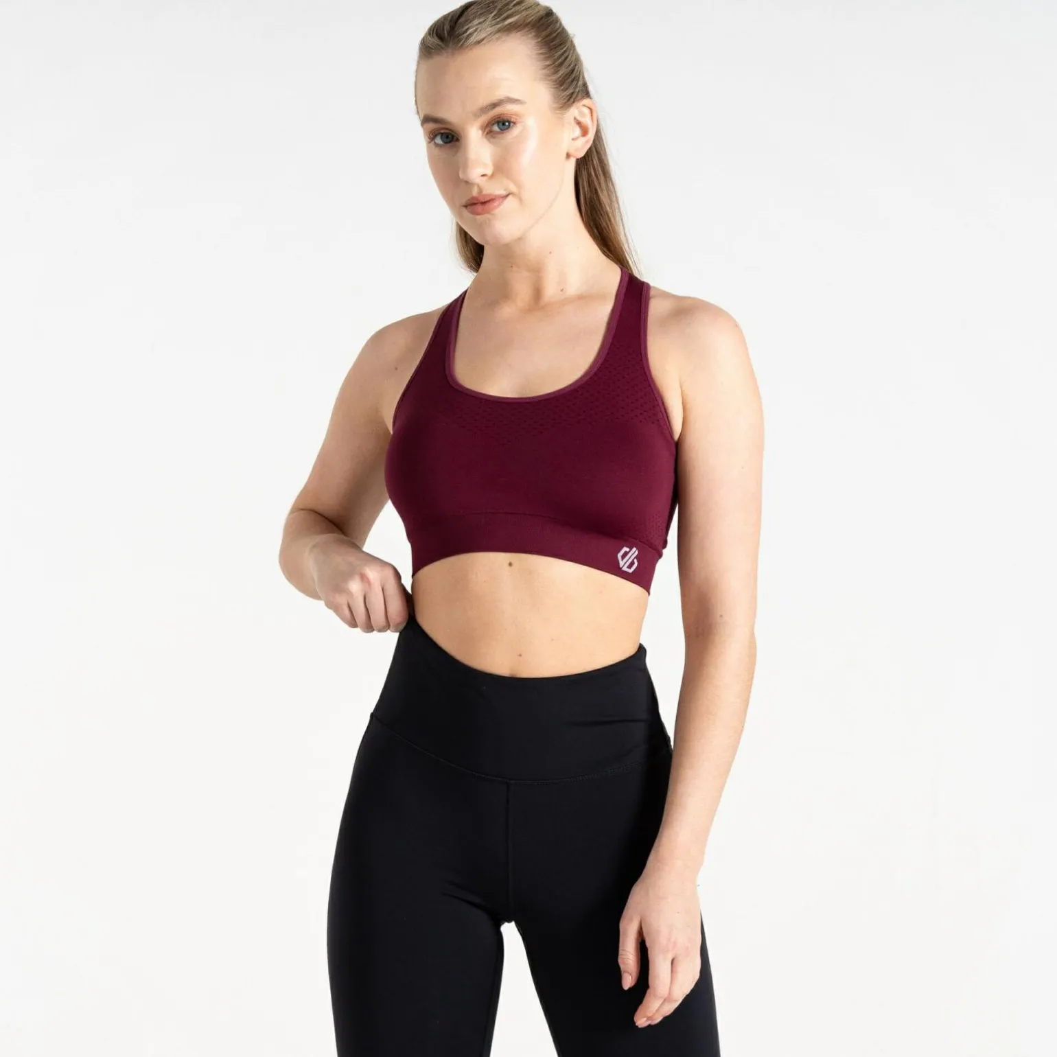 Dare 2b - Damski biustonosz sportowy Dont Sweat It | Różowy