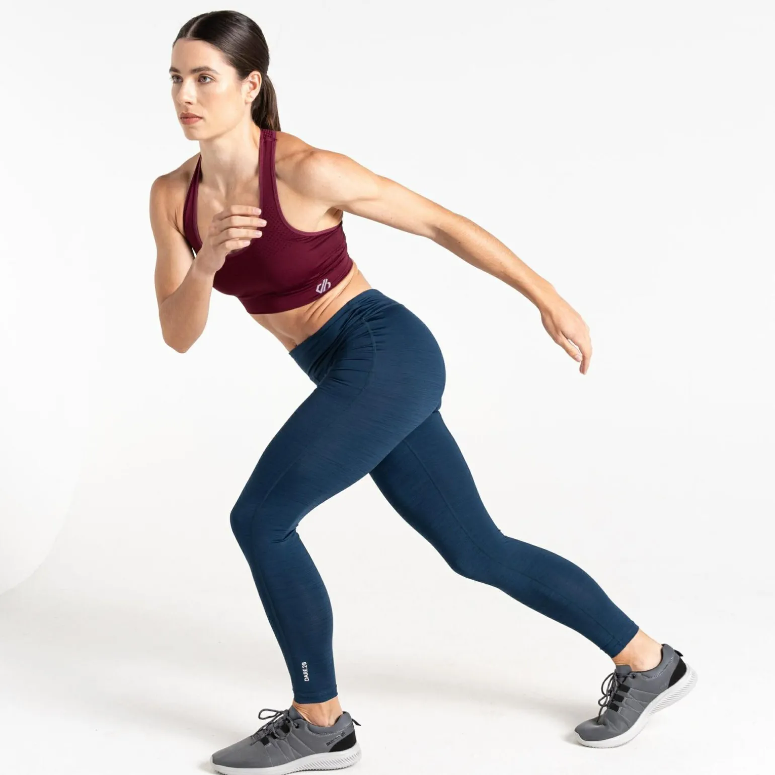Dare 2b - Damski biustonosz sportowy Dont Sweat It | Fioletowy