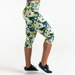 Dare 2b - Damskie legginsy do ćwiczeń 3/4 Influential | Niebieski