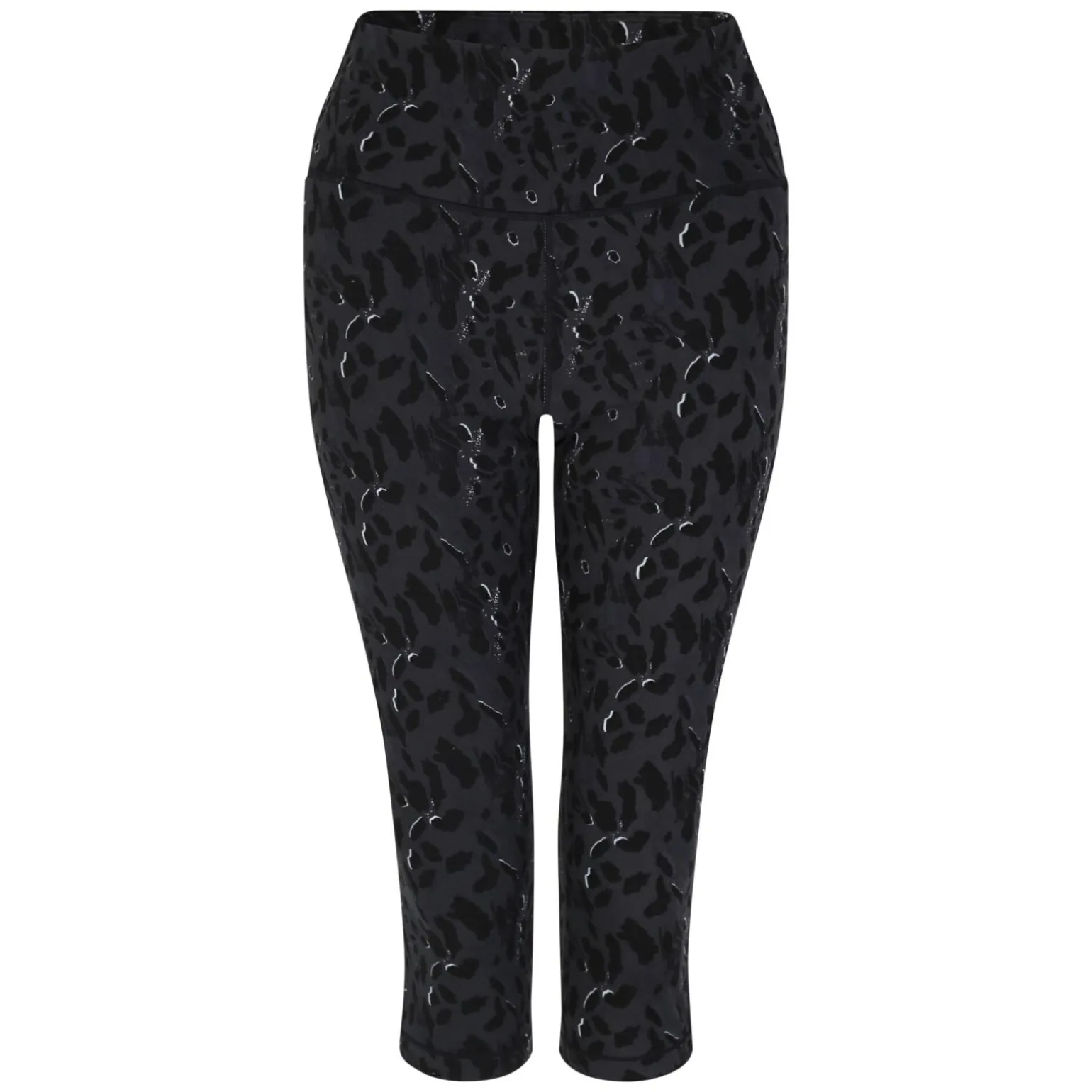 Dare 2b - Damskie legginsy do ćwiczeń 3/4 Influential | Czarny