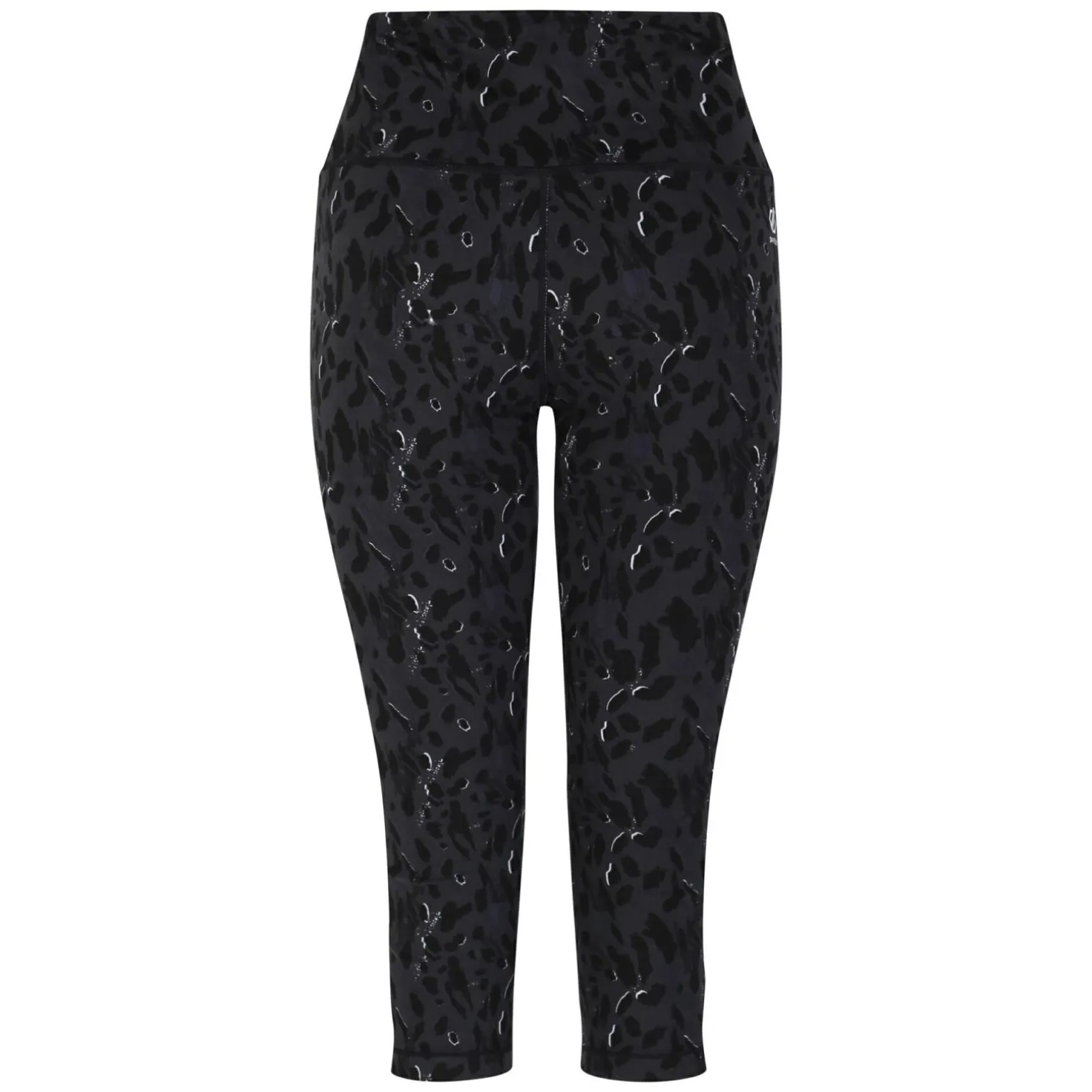 Dare 2b - Damskie legginsy do ćwiczeń 3/4 Influential | Czarny
