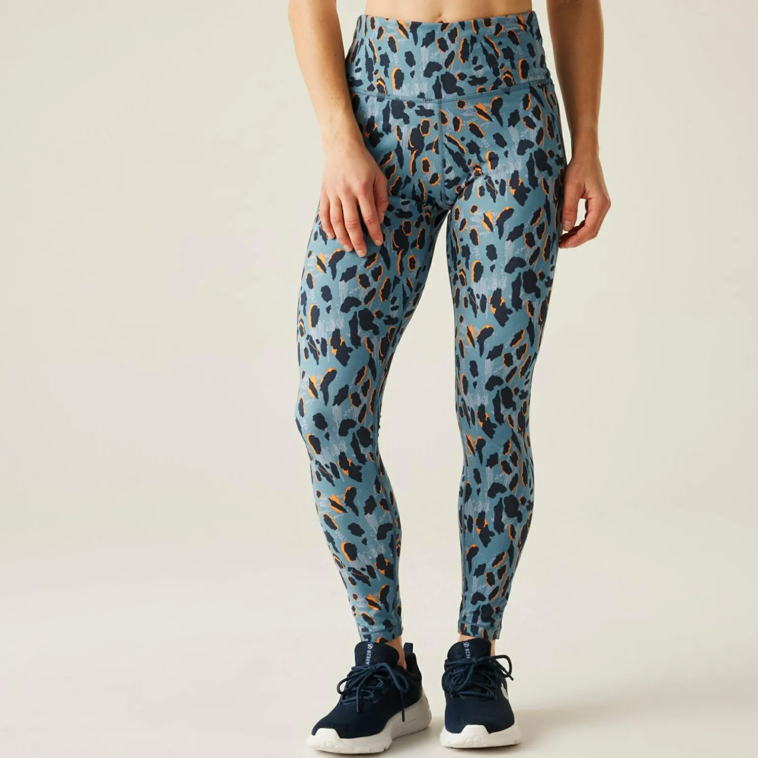 Dare 2b - Damskie legginsy do ćwiczeń Influential | Niebieski