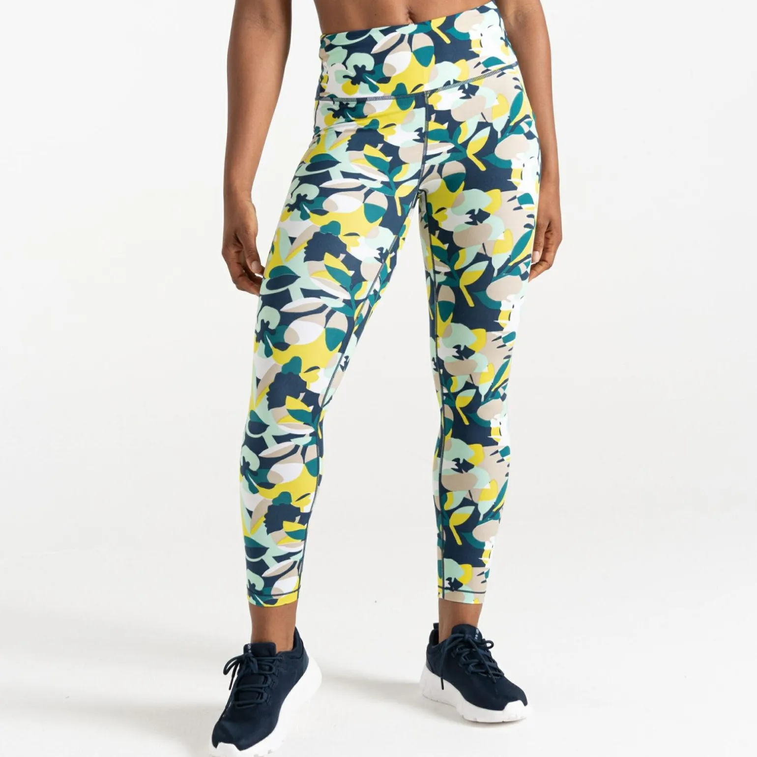 Dare 2b - Damskie legginsy do ćwiczeń Influential | Niebieski