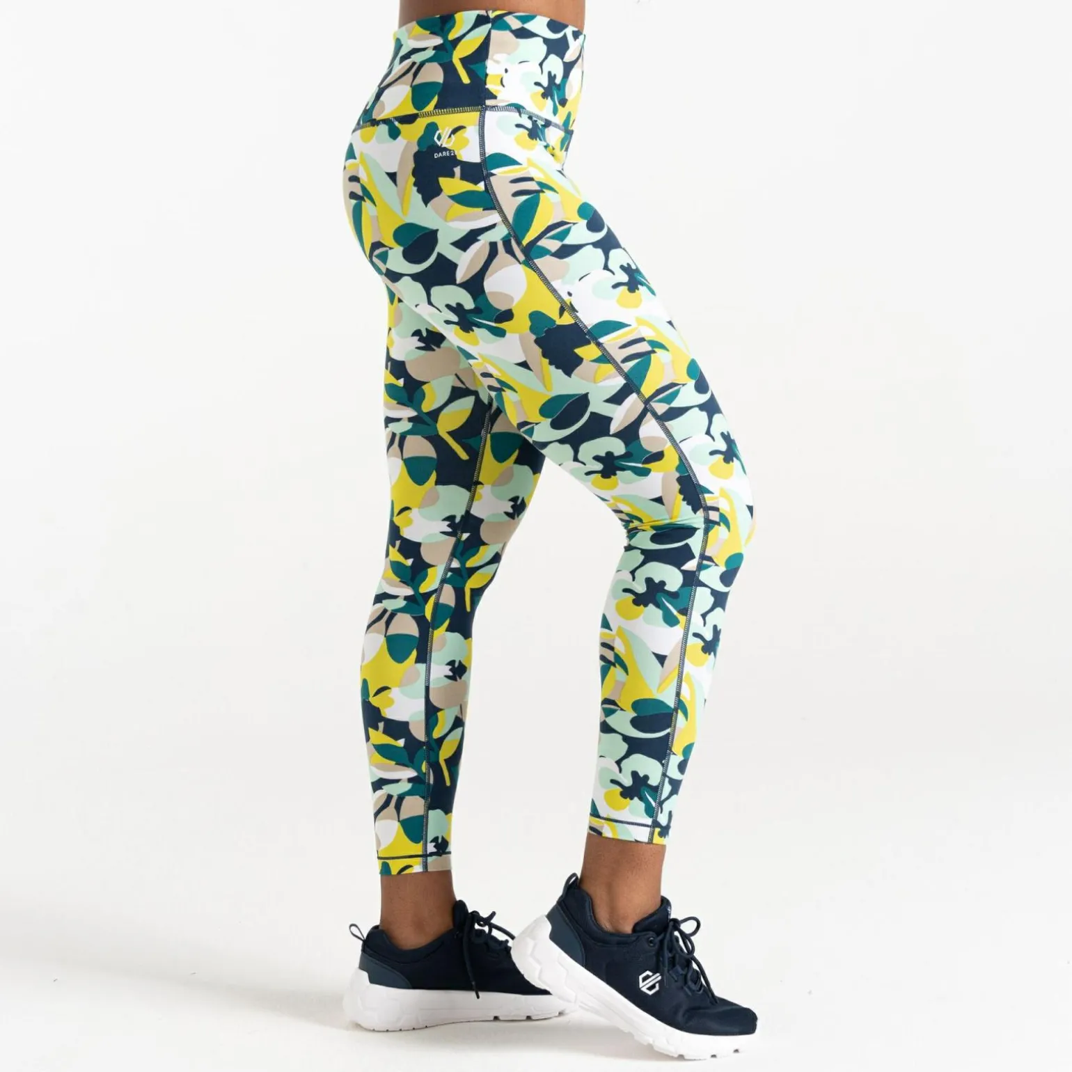 Dare 2b - Damskie legginsy do ćwiczeń Influential | Niebieski