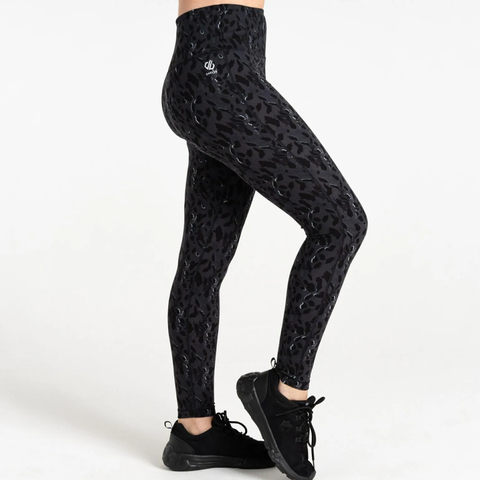 Dare 2b - Damskie legginsy do ćwiczeń Influential | Czarny