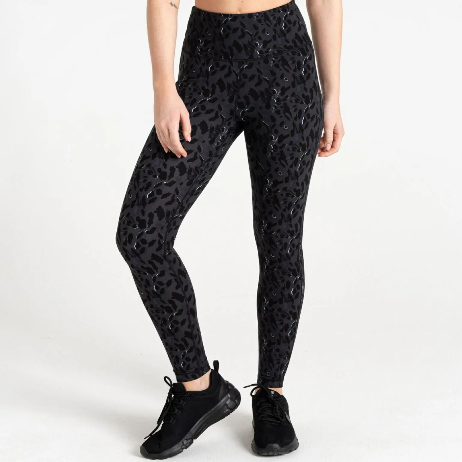Dare 2b - Damskie legginsy do ćwiczeń Influential | Czarny