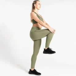 Dare 2b - Damskie legginsy do ćwiczeń Influential | Zielony