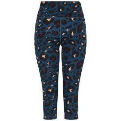 Dare 2b - Damskie legginsy do ćwiczeń 3/4 Influential | Niebieski