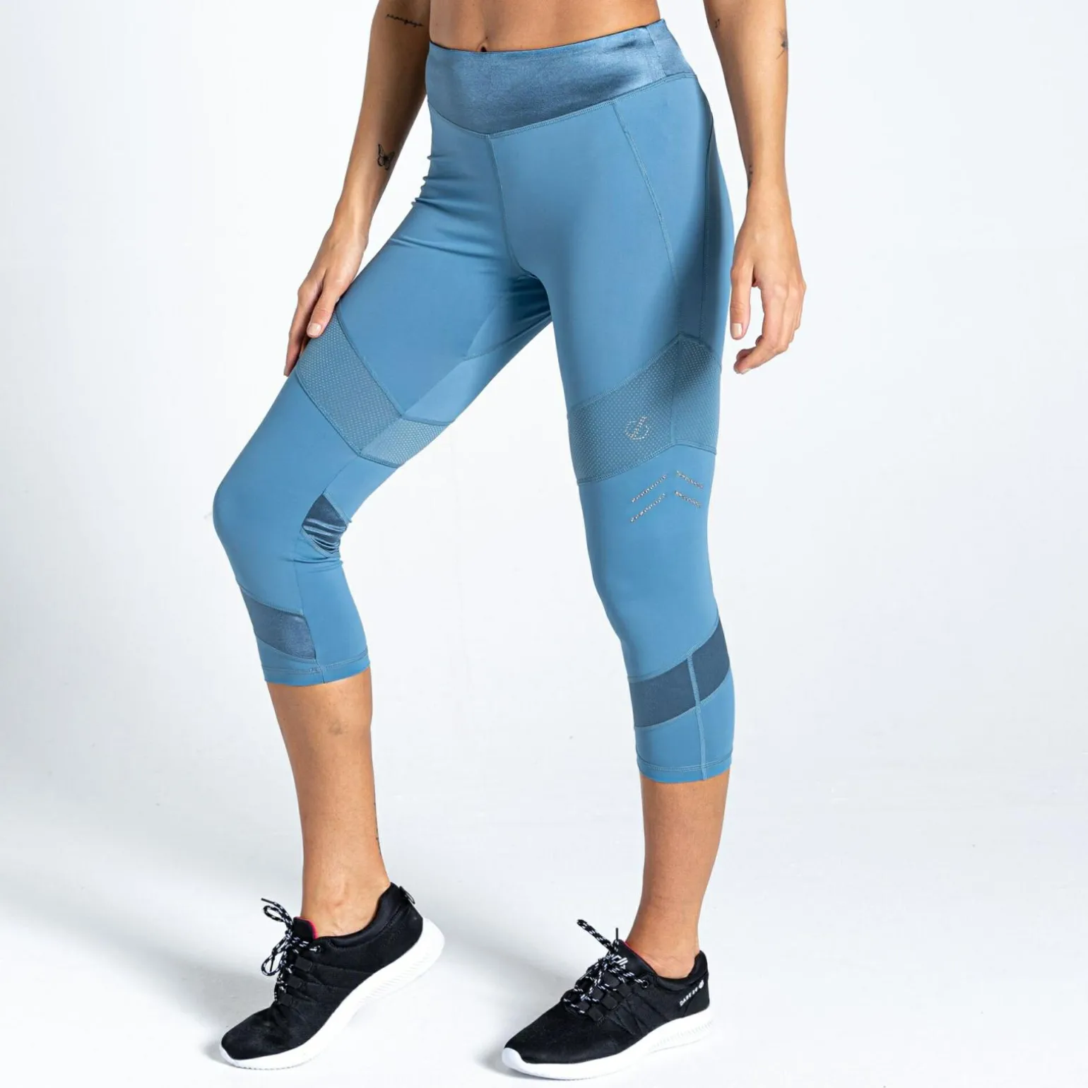 Dare 2b - Damskie legginsy 3/4 Born To Shine | Niebieski