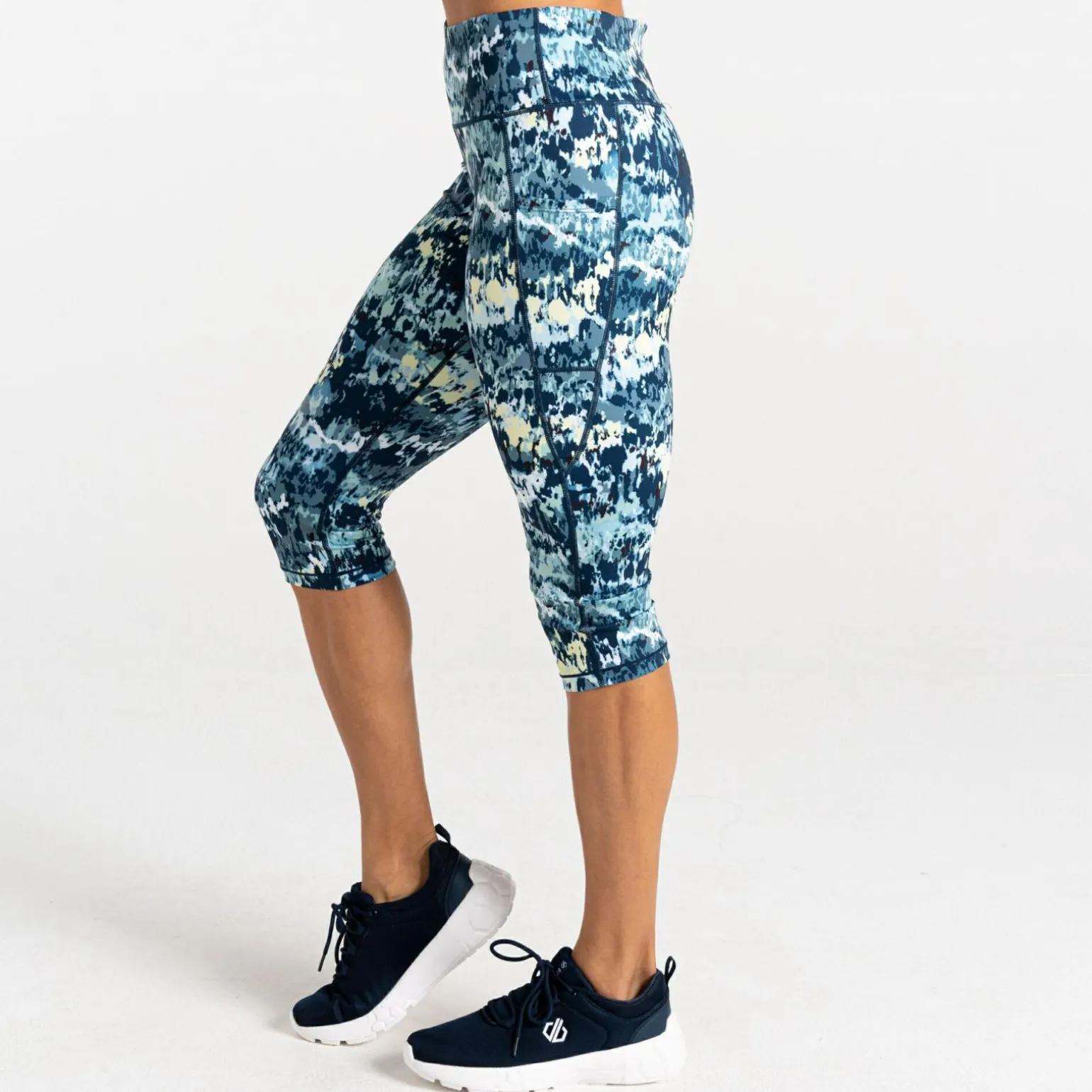 Dare 2b - Damskie legginsy 3/4 Influential II | Czarny