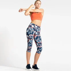 Dare 2b - Damskie legginsy 3/4 Influential II | Niebieski