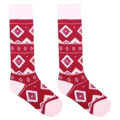 Dare 2b - Dziecięce skarpety narciarskie Printed | Różowy