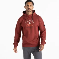 Dare 2b - Męska bluza z kapturem Distinctly Graphic | Brązowy