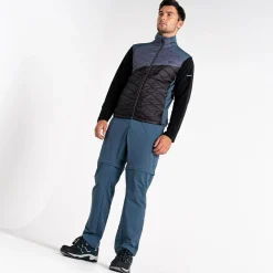 Dare 2b - Męska kamizelka hybrydowa Gendarme Wool | Szaro-czarny