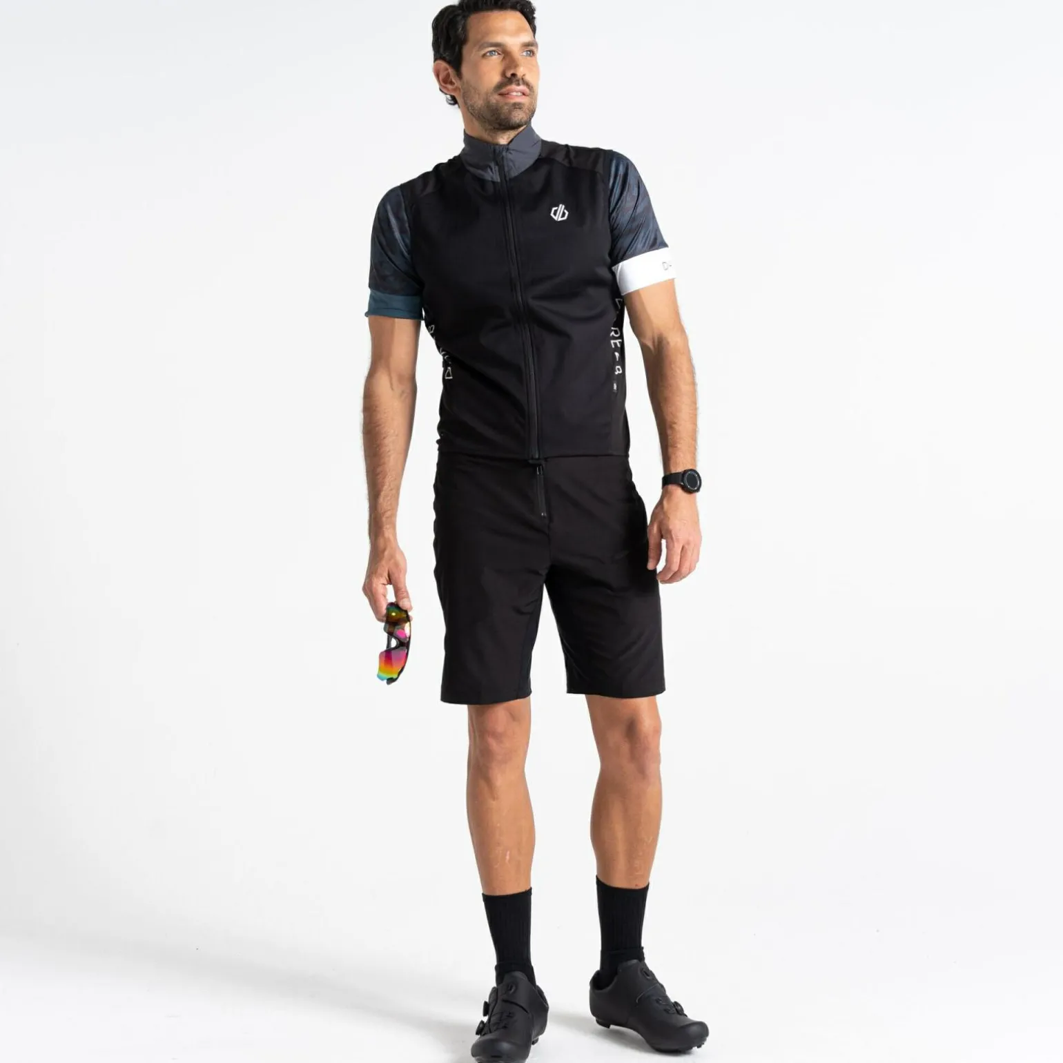 Dare 2b - Męska kamizelka rowerowa softshell Sequel | Czarny