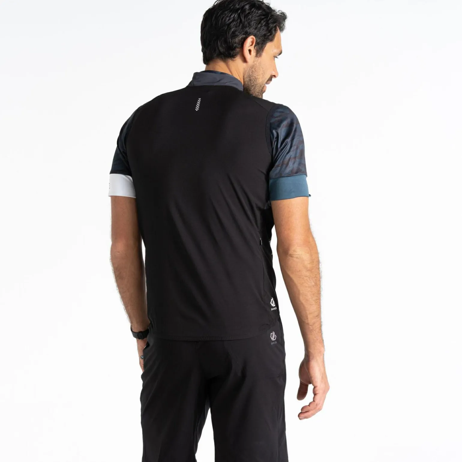 Dare 2b - Męska kamizelka rowerowa softshell Sequel | Czarny
