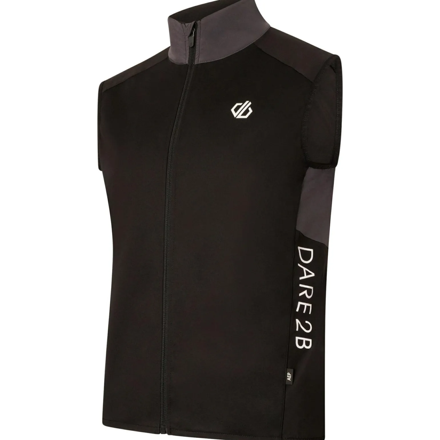 Dare 2b - Męska kamizelka rowerowa softshell Sequel | Czarny