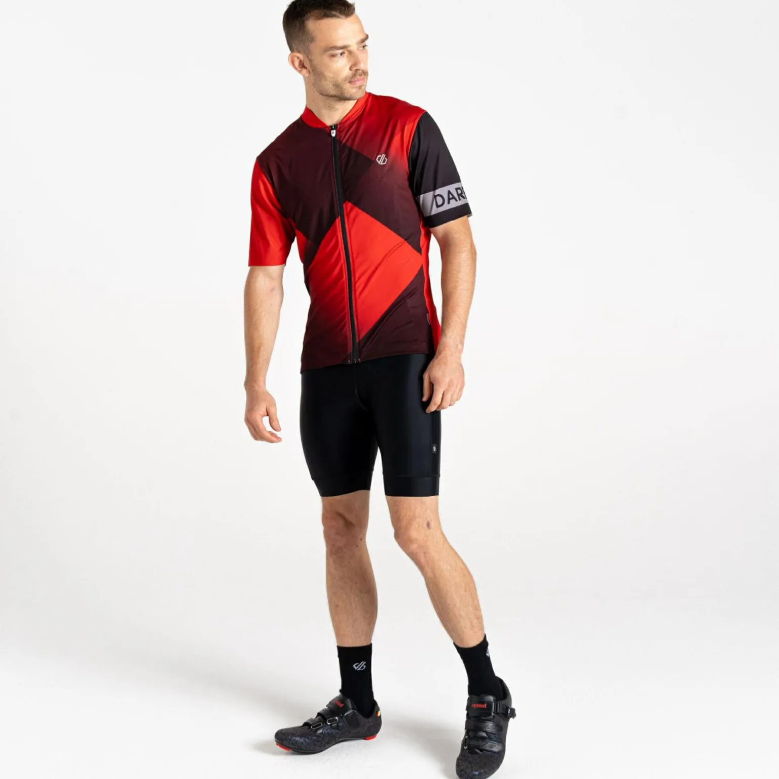 Dare 2b - Męska koszulka rowerowa AEP Pedal II | Czerwony