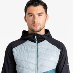 Dare 2b - Męska kurtka hybrydowa Gendarme Wool | Niebiesko-zielony