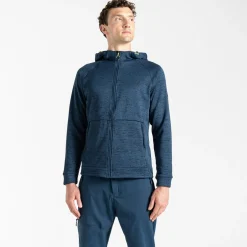Dare 2b - Męski polar z kapturem Shielding | Ciemnoniebieski