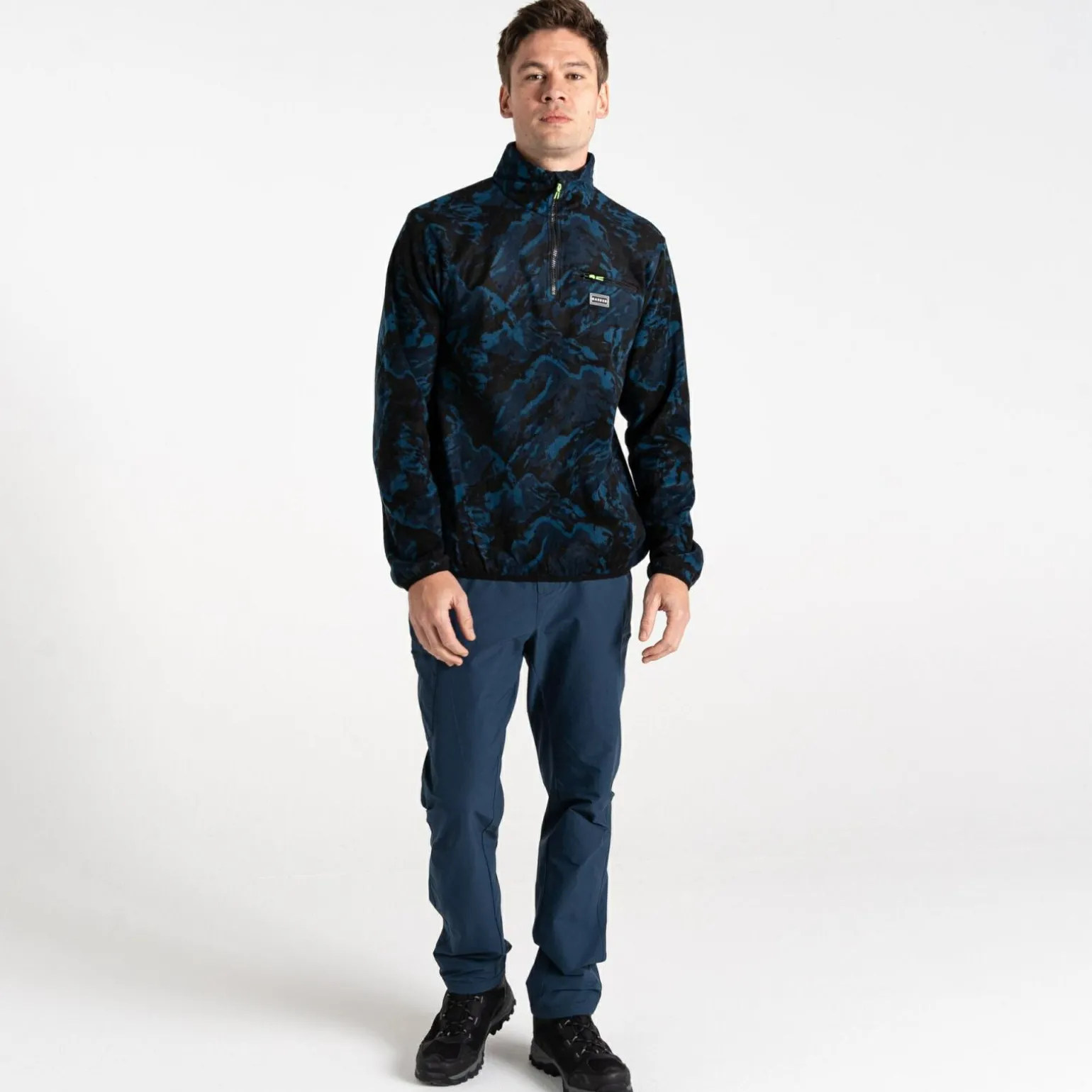 Dare 2b - Męski polar z suwakiem 1/4 Affinity | Niebieski