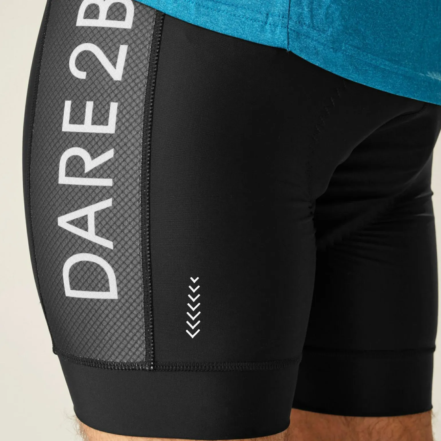 Dare 2b - Męskie spodenki rowerowe Ecliptic II | Czarny