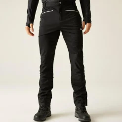 Dare 2b - Męskie spodnie trekkingowe softshell Appended II | Czarny